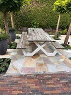 Grote picknicktafel 186cm x 280cm, Tuin en Terras, Picknicktafels, Ophalen, Aluminium