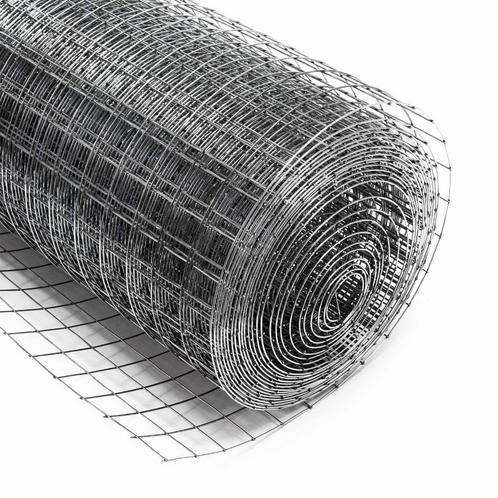 Tuingaas gegalvaniseerd | 25 x 25 mm | 100 cm | 10 meter, Tuin en Terras, Gaas en Draad, Nieuw, Minder dan 10 meter, Verzenden