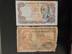 2x 100 pesetas Spanje set, Ophalen of Verzenden, Overige landen, Setje
