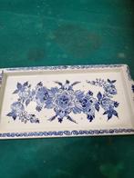 cakeschaal delfts blauw handgemaakt, Antiek en Kunst, Ophalen of Verzenden
