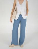Mus & Bombon linnen broek, Blauw, Maat 42/44 (L), Nieuw, Ophalen of Verzenden