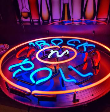 ROCK-n-ROLL/LP, neon/sign, verlichting, NIEUW IN DOOS...!!! beschikbaar voor biedingen
