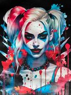 💫 Jas maat S met Joker Harlekijn print, Ophalen of Verzenden, Gedragen, Maat 36 (S), Zwart