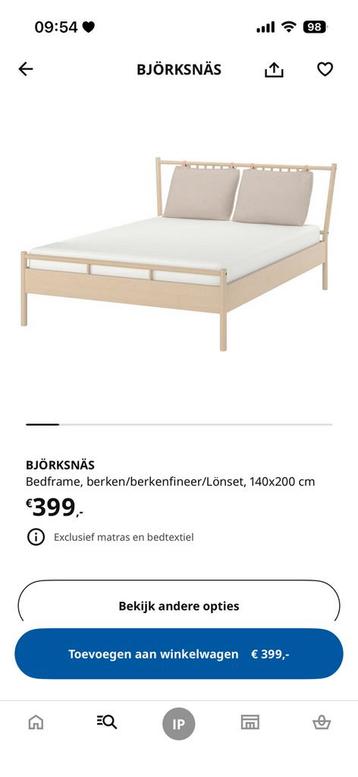 IKEA BJÖRKSNÄS bed 140x200 - afbeelding 5