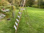 Tomado metalen huishoudtrap 5 tredes en bordes, Ophalen, Gebruikt, Trap, Minder dan 2 meter