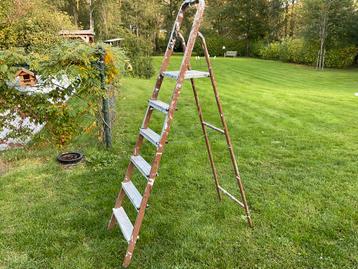 Tomado metalen huishoudtrap 5 tredes en bordes beschikbaar voor biedingen