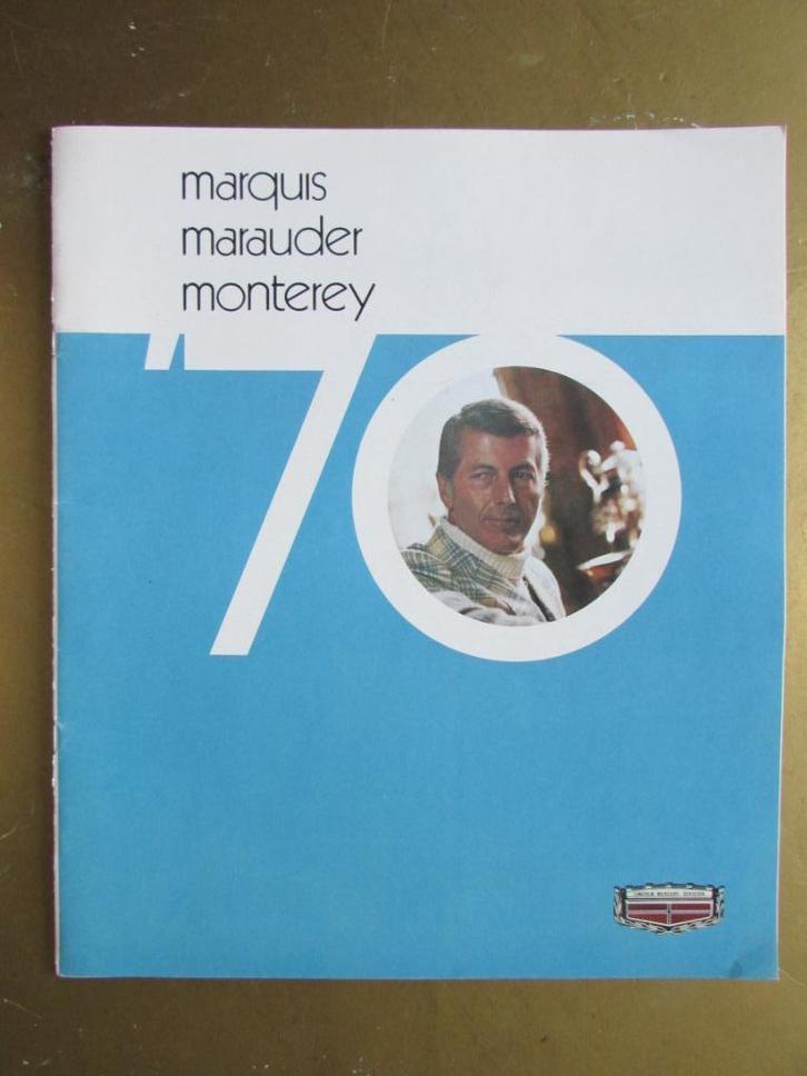 1970 MERCURY full size modellen grote brochure, Engels, Boeken, Auto's | Folders en Tijdschriften, Zo goed als nieuw, Overige merken