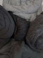 Gekaarde wol assorti ROCK viltwol, ongesponnen wol, Hobby en Vrije tijd, Verzenden, Doorn, Nieuw, Los Vilt