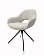 Bella Donna in stof Ascot Pearl Boucle stof laatste stoel, Huis en Inrichting, Stoelen, Ophalen, Wit, Zo goed als nieuw, Eén