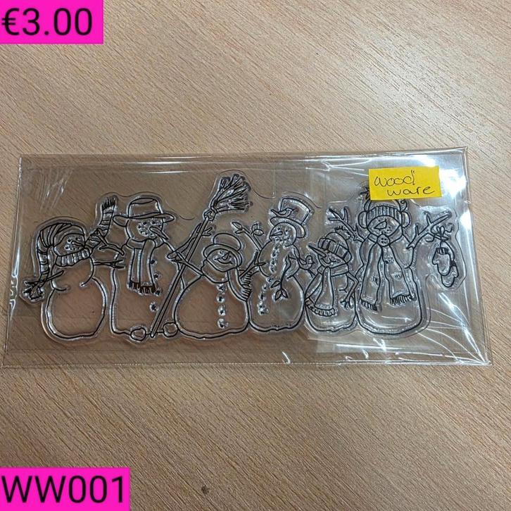 Stempels Woodware, Hobby en Vrije tijd, Stempelen, Zo goed als nieuw, Clearstamp, Ophalen of Verzenden