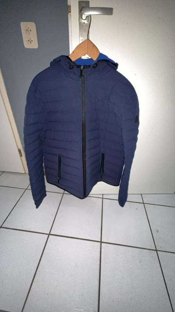 Moose Knuckles Jas - Blauw, Ophalen of Verzenden, Zo goed als nieuw, Maat 52/54 (L), Blauw