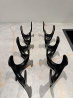 Design wijnrekken - zwart, Kunststof, Gebruikt, 5 tot 15 flessen, Ophalen of Verzenden