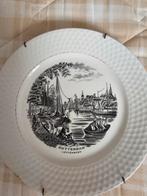 Vintage Petrus Regout Rotterdam Leuvehaven Wandbord, Antiek en Kunst, Ophalen
