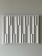 Relief kunstwerk, zero stijl, 3d wit wandobject, Antiek en Kunst, Ophalen of Verzenden