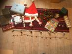 kerstspullen kerstmuts kerstkleed fluweeldoos kerstcadeaus, Ophalen of Verzenden, Nieuw