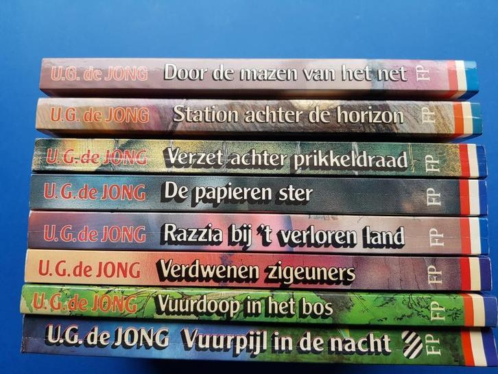 de jonge Geuzen (8x) - U.G. de Jong, Boeken, Kinderboeken | Jeugd | 10 tot 12 jaar, Zo goed als nieuw, Verzenden