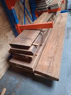 Buitenkans; Mooie hardhout partij. Wenge, mahonie, mutenye., Doe-het-zelf en Verbouw, Hout en Planken, Ophalen, 25 tot 50 mm, Zo goed als nieuw