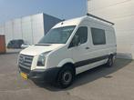 Volkswagen Crafter 2.5 TDI  2009  Dubbel Kabine met Laadklep, Auto's, Bestelauto's, Volkswagen, Wit, Origineel Nederlands, Grijs
