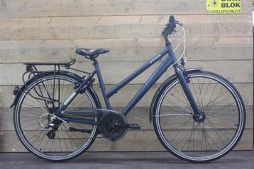 BTwin dames sportfiets 21 versn. blauw met 3 mnd garantie beschikbaar voor biedingen