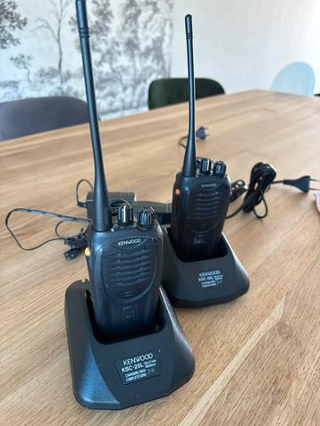 2x Kenwood tk3360 portofoon incl opladers beschikbaar voor biedingen