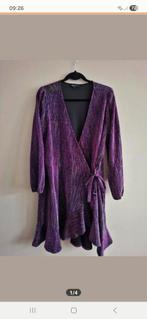 Schitterend paars overslagjurkje glitter Ms Mode XL 46 48 50, Kleding | Dames, Jurk, Paars, Ophalen of Verzenden, Zo goed als nieuw