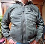 Warme bomberjas jas met afritsbare grijze capuchon XXL, Black Squad, Overige maten, Ophalen of Verzenden, Zo goed als nieuw