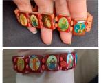 Armband religie christendom hout 2 stuks, Ophalen of Verzenden, Zo goed als nieuw