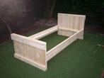 Bed steigerhout, Ophalen, 85 tot 100 cm, Nieuw, Lattenbodem