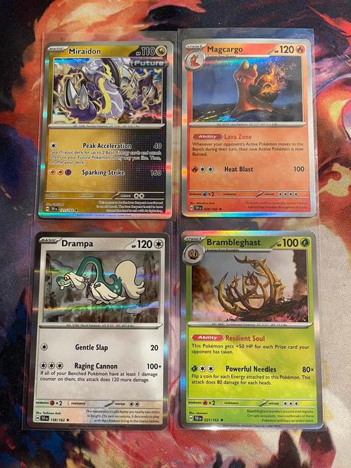 Pokemon Scarlet&Violet TEMPORAL FORCES Holo (12X), Hobby en Vrije tijd, Verzamelkaartspellen | Pokémon, Zo goed als nieuw, Meerdere kaarten