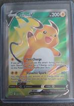 Raichu pokemon kaart, Ophalen of Verzenden, Zo goed als nieuw, Losse kaart