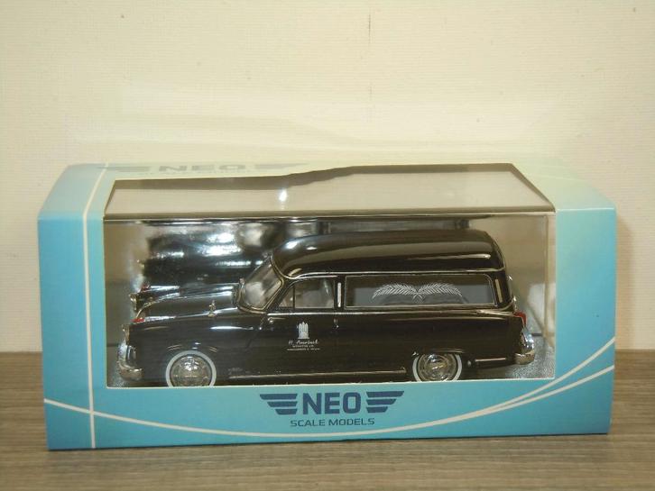 Borgward Hansa 2400 Hearse - Neo Scale Models - 1:43, Hobby en Vrije tijd, Modelauto's | 1:43, Zo goed als nieuw, Auto, Overige merken
