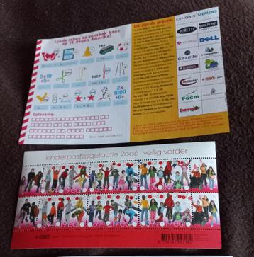 Kinderpostzegels 2006 met enveloppe en rebuskaartje beschikbaar voor biedingen