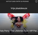 Katy Perry 2 staanplaatsen VIP package 16 oktober Antwerpen, Twee personen, Oktober