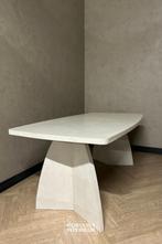 Betoncire eettafel deens ovaal