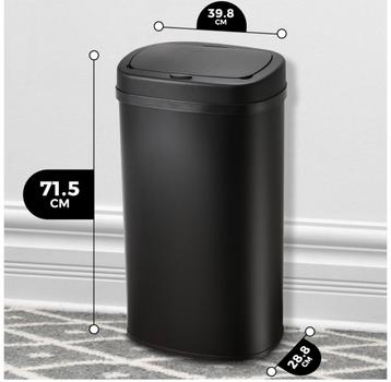 Bayt Prullenbak - Prullenbak 60 Liter - Zwart beschikbaar voor biedingen
