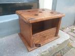Antiek eikenhouten stoof voetenstoof krukje stoofje hout eik, Antiek en Kunst, Ophalen of Verzenden