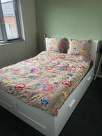 IKEA Brimnes (bedframe) - 160x200 cm, Ophalen, Wit, Tweepersoons, Zo goed als nieuw