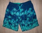 Donkerblauw Zwemshort met Palmbomen Tenzenis (128-134), Kinderen en Baby's, Kinderkleding | Maat 128, Tenzenis, Gebruikt, Sport- of Zwemkleding