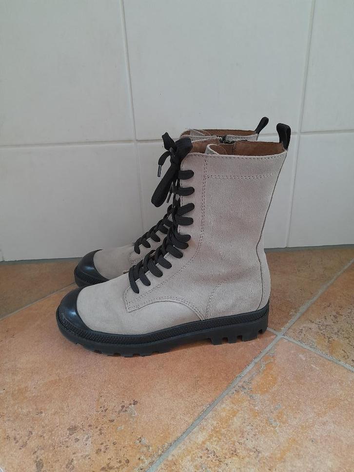 Suède Dwrs Toledo damesboot ecru maat 39 Dwars DW\RS, Kleding | Dames, Schoenen, Zo goed als nieuw, Lage of Enkellaarzen, Beige