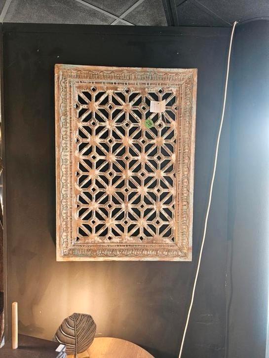 Wandpaneel oud hout wit/blauw, Huis en Inrichting, Woonaccessoires | Wanddecoraties, Nieuw, Ophalen of Verzenden