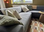 Grijze Montel hoekbank, Huis en Inrichting, 250 tot 300 cm, Gebruikt, Hoekbank, 75 tot 100 cm