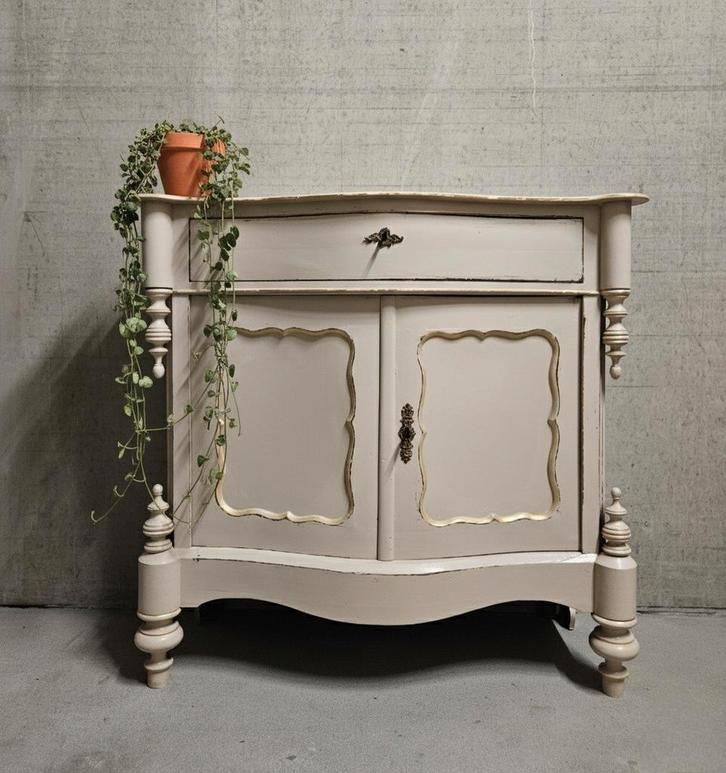 OPRUIMING Antieke Biedermeier commode vintage dressoir kast, Antiek en Kunst, Curiosa en Brocante, Ophalen of Verzenden