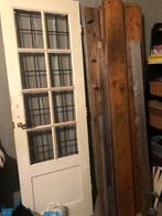 Glas in lood deur, Doe-het-zelf en Verbouw, Deuren en Horren, Ophalen, Minder dan 80 cm, Buitendeur, 200 tot 215 cm