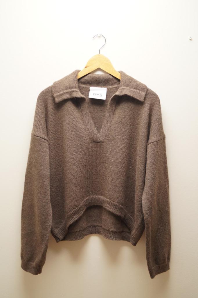 ERIKA CAVALLINI Trui Maat 40-42, Kleding | Dames, Truien en Vesten, Zo goed als nieuw, Maat 38/40 (M), Bruin, Verzenden