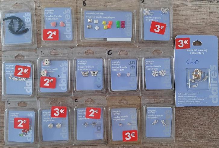 15 Verpakkingen Oorbellen ( Magnetisch ) Ophalen In Gemert, Sieraden, Tassen en Uiterlijk, Oorbellen, Nieuw, Overige materialen