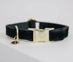 KENTUCKY Velvet Halsband Zwart M Nek 36-52 cm KOOPJE!!!, Ophalen of Verzenden, Nieuw