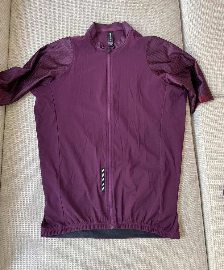 Canyon Fietsjack - Aubergine paars - Maat XL, Fietsen en Brommers, Fietsaccessoires | Fietskleding, Zo goed als nieuw, Heren, Bovenkleding