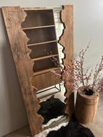 Spiegel met houten frame 140x70 cm, Huis en Inrichting, 100 tot 150 cm, Nieuw, Ophalen of Verzenden, Rechthoekig