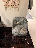Club fauteuil met bloemenprint bepurehome, Huis en Inrichting, Stoelen, Ophalen, Gebruikt, Metaal, Eén
