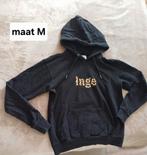 Naam trui hoodie maat m Inge zwart, Ophalen of Verzenden, Zo goed als nieuw, Maat 38/40 (M), Zwart